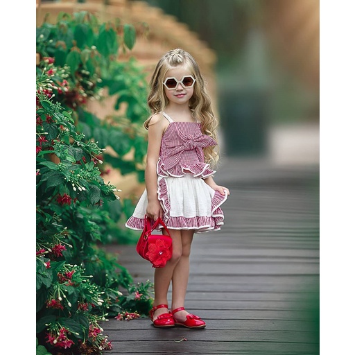 BEAR LEADER Đầm Công Chúa Thời Trang Âu Mỹ Xinh Xắn Cho Bé Gái