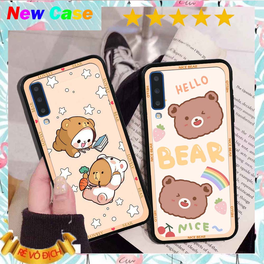 Ốp lưng Samsung A7 2018 / A9 2018 in hình họa tiết động vật cute đáng yêu