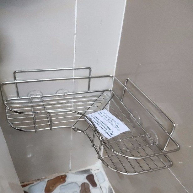 Kệ Để Đồ Đa Năng Gắn Tường Nhà Bếp Nhà Tắm, Full Các Loại Kệ Góc Kệ Hình Chữ Nhật Kệ Để Xà Bông Thép Và Inox 304