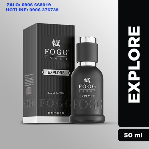 Nước Hoa FOGG EXPLORE 50ML Dành Cho Nam Nữ nhập khẩu dubai