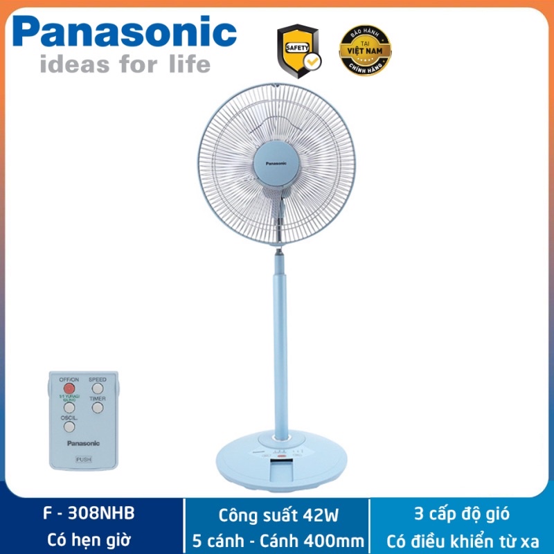 Quạt cây Panasonic F409K | Quạt lửng F307KH | Quạt đứng F308NKH Nhập khẩu Malaysia