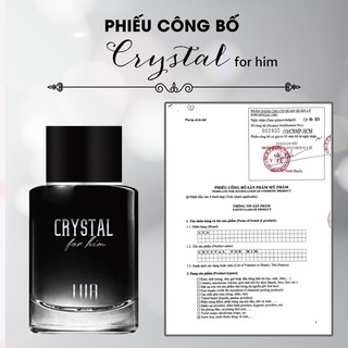 [ Chính Hãng 100% ] Nước Hoa LUA Crystal For Him 60ml