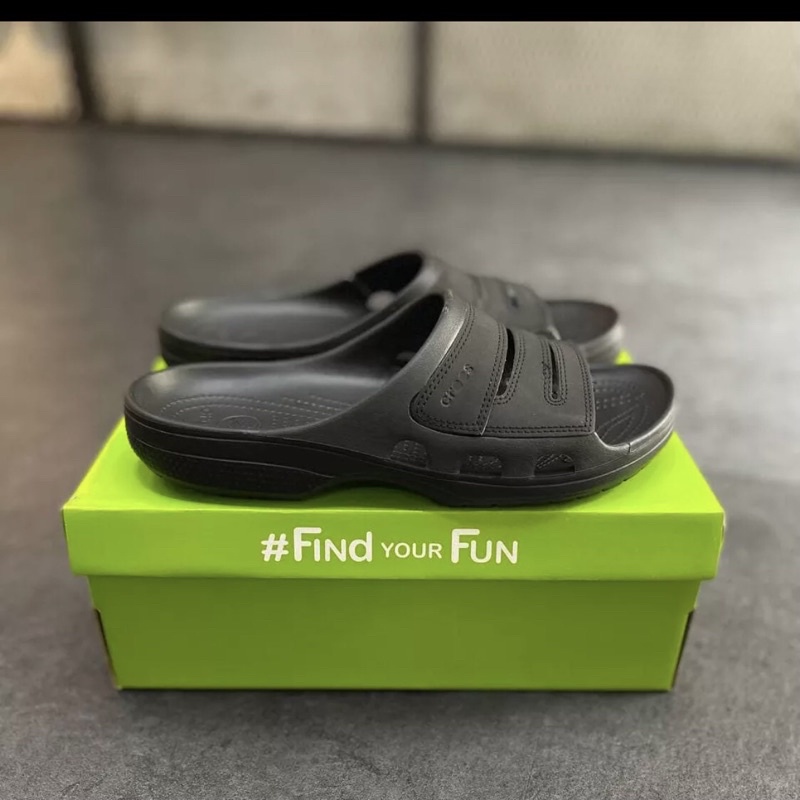 Dép Lê Cross Yukon Sport Màu Đen Dành Cho Nam Hàng Chuẩn full Mac, Hộp Hãng