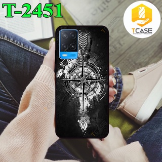 Ốp lưng nhám chống sốc dành cho Oppo A54 in hình họa tiết graffiti