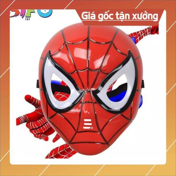 [Giá rẻ] [🏮Ưu đãi khủng toàn shop🏮] Đồ chơi cho bé Mặt nạ 3D có đèn siêu nhân Spider Man