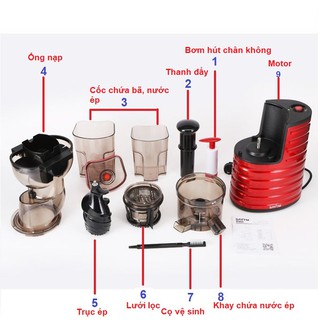 PHỤ KIỆN THAY THẾ -  Trục ép máy ép chậm SAVTM JE31 loại có bánh răng 