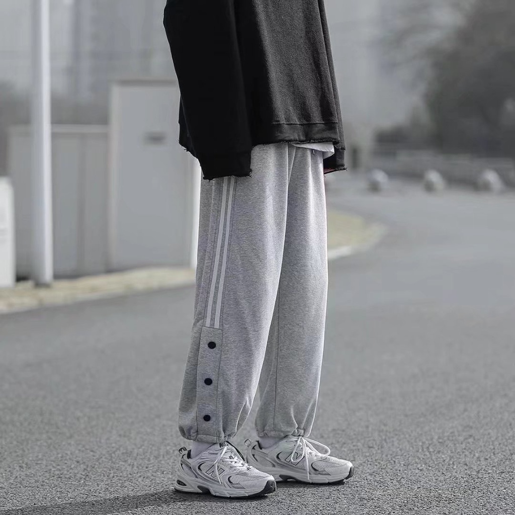 Quần jogger nam phong cách hip hop đường phố thời trang Hàn Quốc