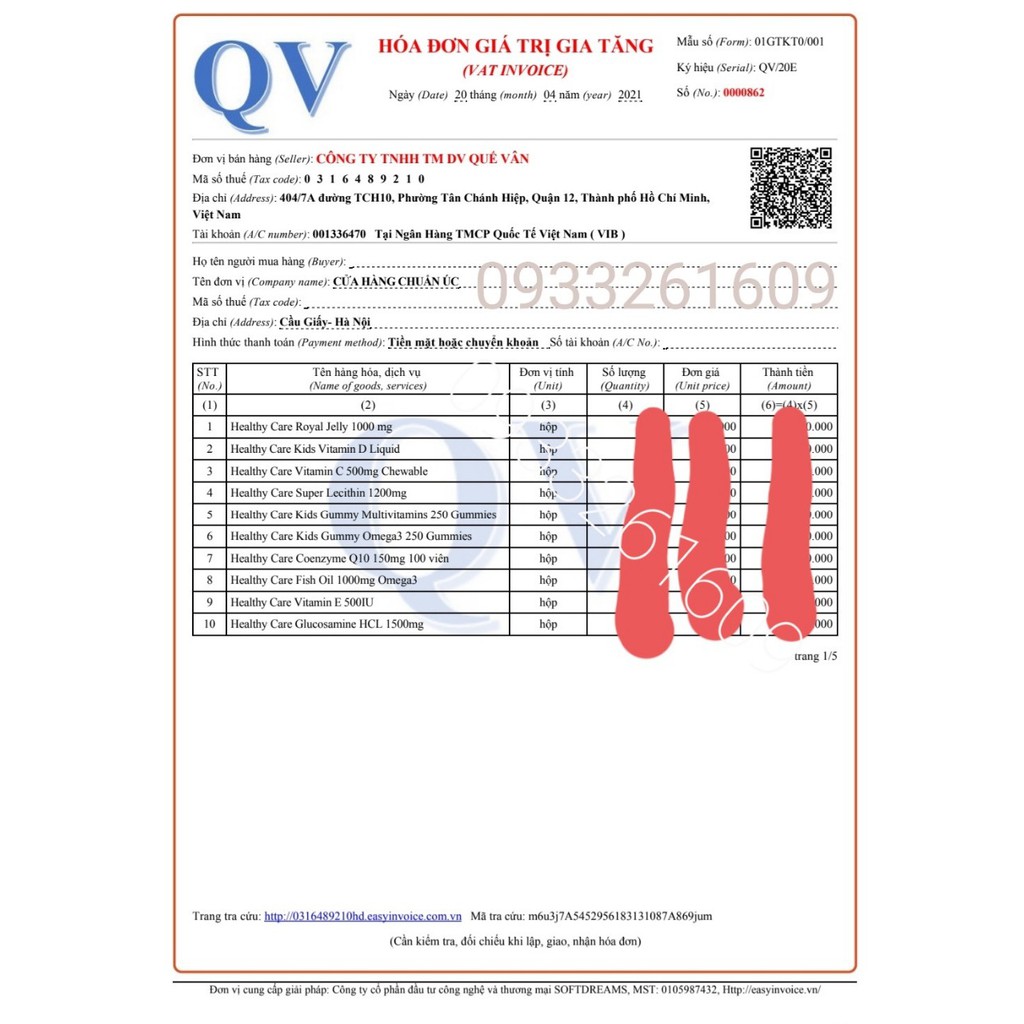 Viên Healthy Care Vitamin E 500IU 200 viên Úc, date xa