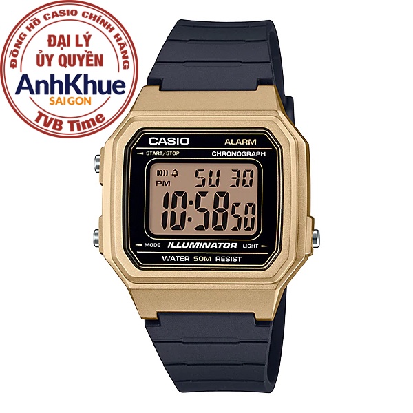 Đồng hồ unisex dây nhựa Casio Standard chính hãng Anh Khuê W-217HM-9AVDF (41mm)