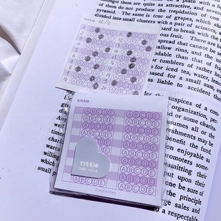 Giấy trắc nghiệm sticky note multiple choice OMR