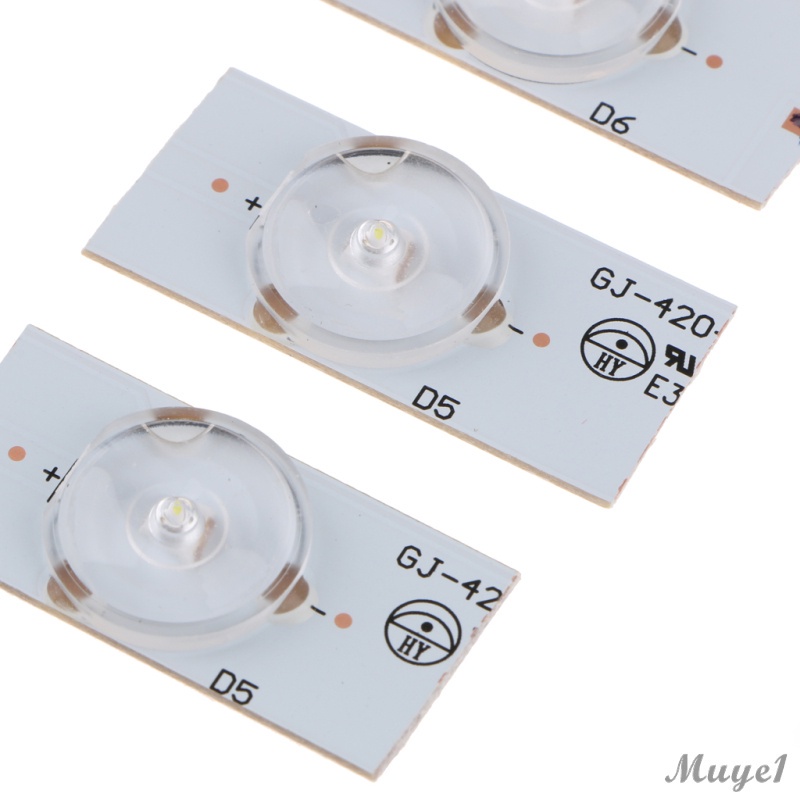 Bộ 20 Bóng Đèn Led 6v Smd Với Thấu Kính Quang Học Cho Tv Led 32-65 Inch
