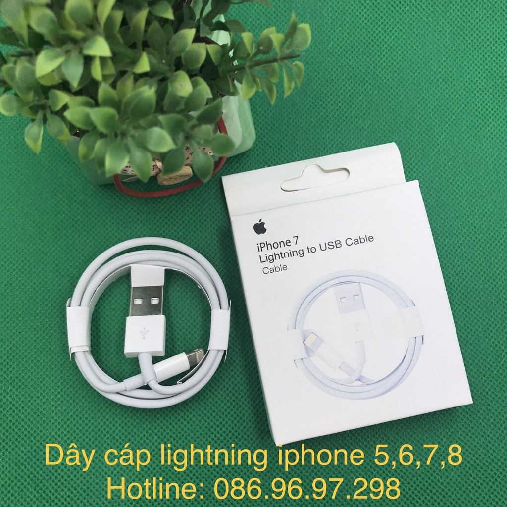 [Đống giá 29K] Dây cáp sạc iPhone, iPad Lightning 5/6/7/8/5s/6P/7P/8Pto USB Cable