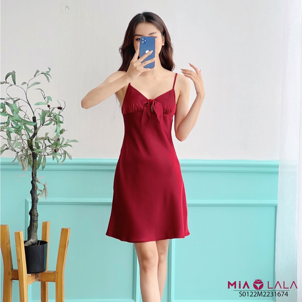Váy 2 dây lụa cao cấp mền mịn quyến rũ MIALALA S0122M2231674