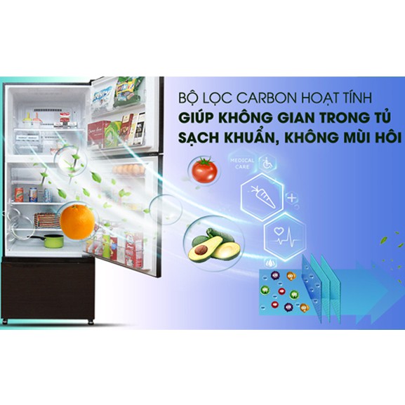 Tủ lạnh Mitsubishi Electric 414 lít MR-V50EH-BRW (Miễn phí giao tại HCM-ngoài tỉnh liên hệ shop)