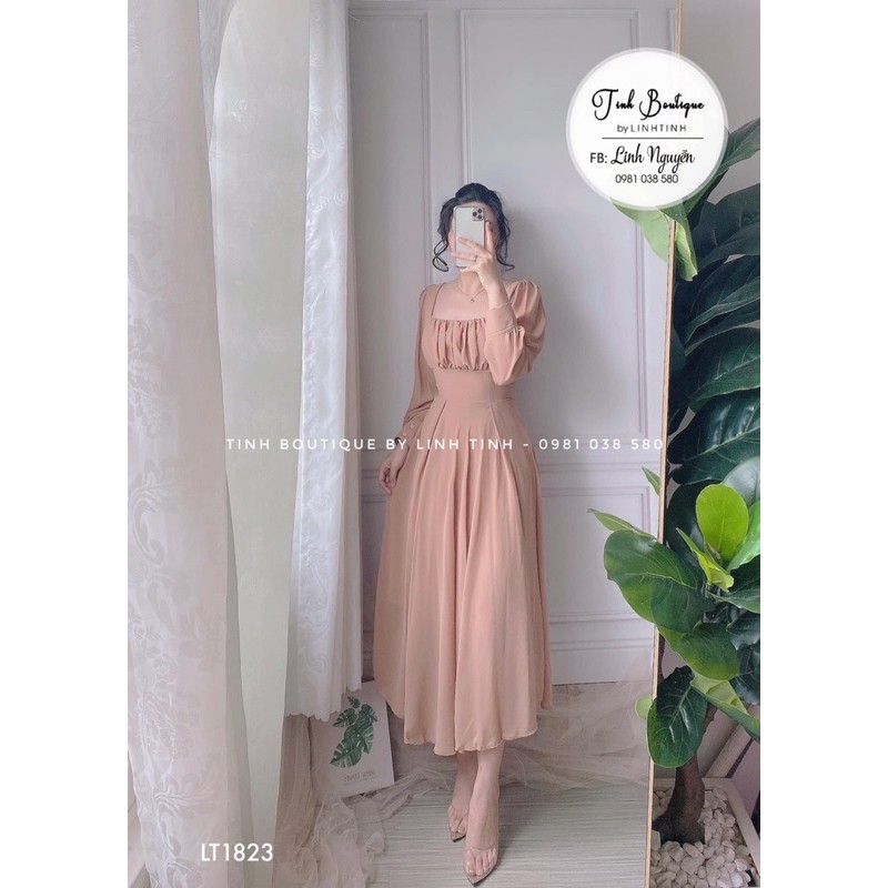 Đầm maxi voan 2 lớp cao cấp, Đầm xoè dự tiệc đi chơi | BigBuy360 - bigbuy360.vn