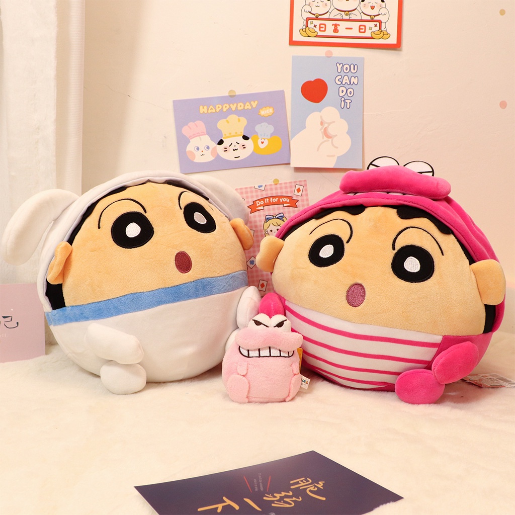Thú Nhồi Bông Hình Cá Sấu Màu Trắng Trong Cậu Bé Bút Chì Shin-chan