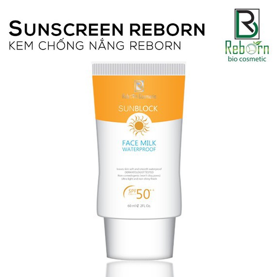 Kem Chống Nắng Sunblock REBORN 50+ _ Hàng Chính Hãng Nhập Khẩu Mỹ