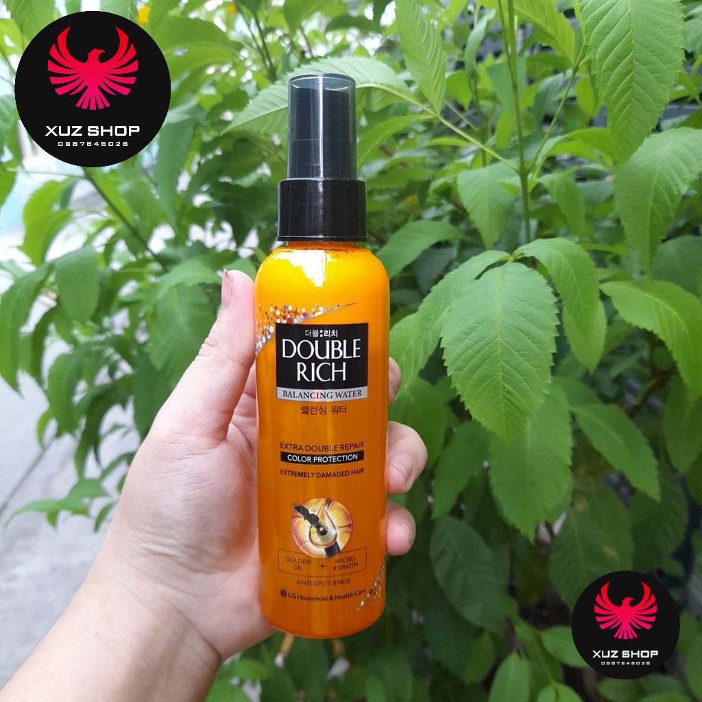 CÓ 2 LOẠI - 120ML - XỊT Dưỡng tóc Double Rich dành cho tóc hư tổn, khô xơ, uốn nhuộm