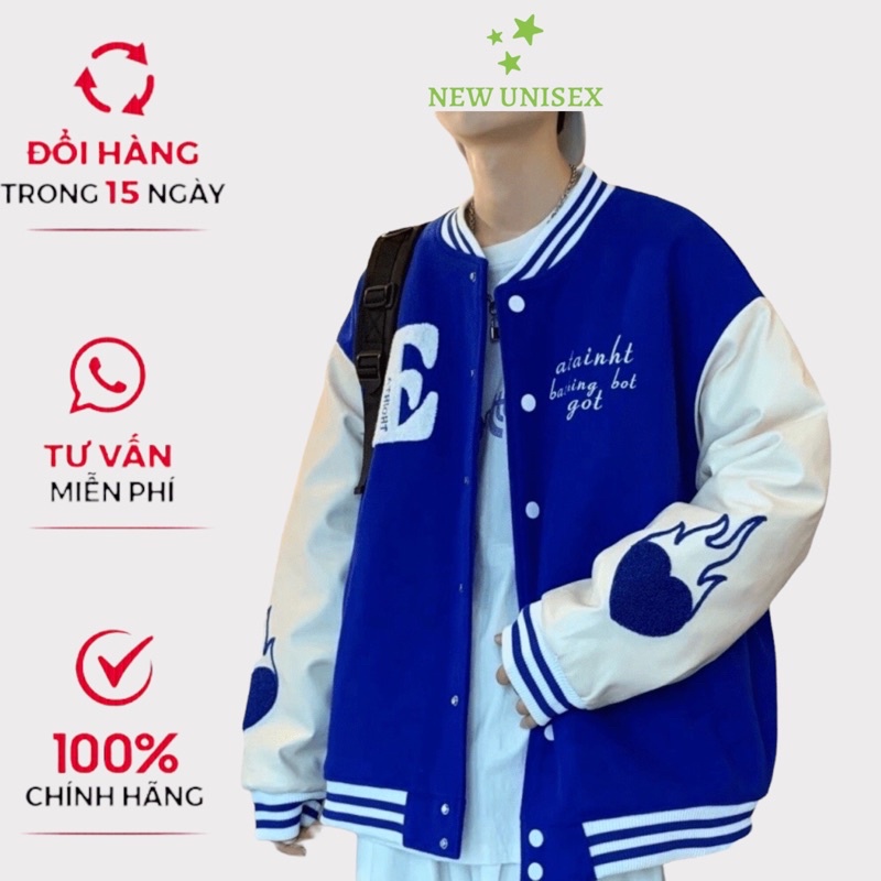 Áo Khoác Nỉ Nam ATHIOHT Form Rộng Chất Nỉ PE Loại 1 In Chữ E Kiểu Dáng Bomber Mặc Đẹp Thoải Mái [NEW UNISEX]