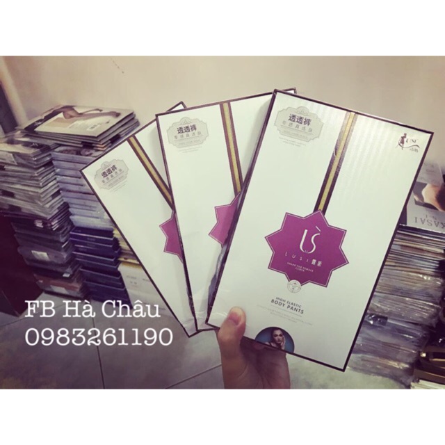 Quần tất 3D giả da Lusi đen - hàng loại 01