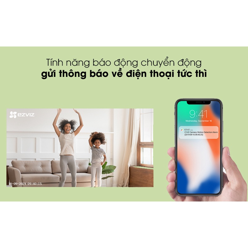 Camera IP WIFI 2M EZVIZ C1HC Góc Rộng HD 1080P C1C C2C C1T-- CHÍNH HÃNG 24TH | BigBuy360 - bigbuy360.vn