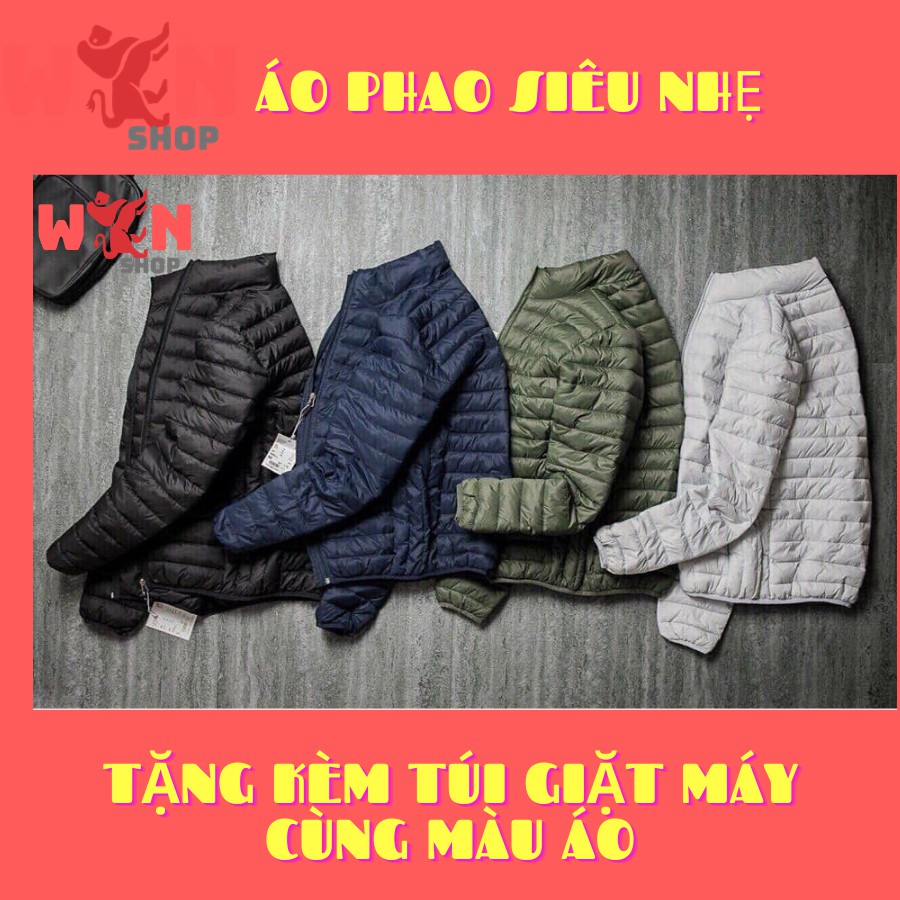 ÁO PHAO NAM SIÊU NHẸ KIỂU DÁNG THỂ THAO NĂNG ĐỘNG