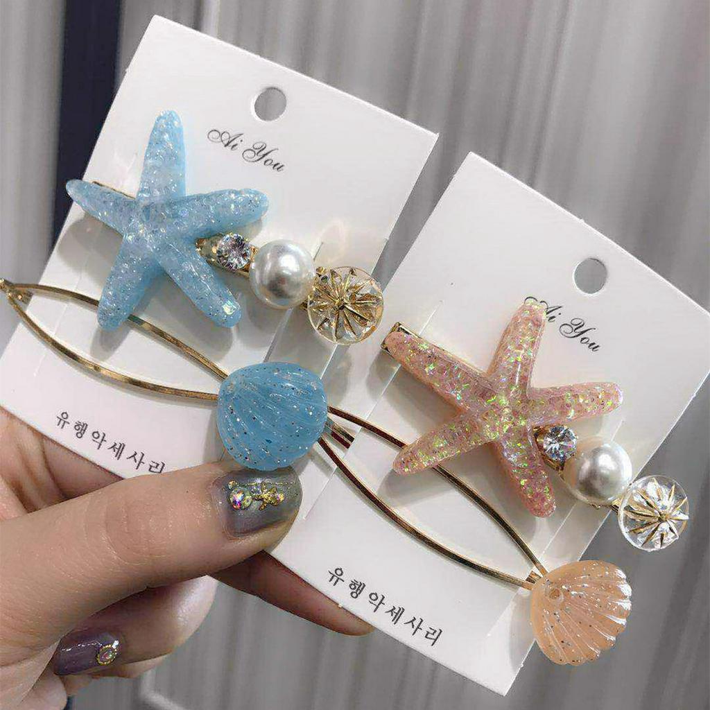 Kẹp tóc hình sao biển thời trang Hàn Quốc dễ thương