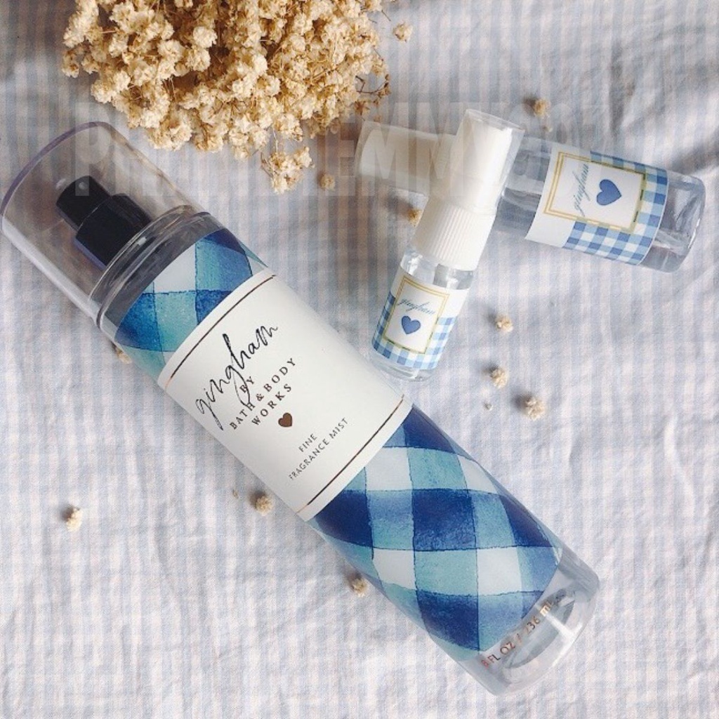 (Mẫu thử) GINGHAM - Xịt Thơm Toàn Thân Body Mist Bath &amp; Body Works ᴘʜᴀɴᴅɪᴇᴍᴍʏ997 Ⓡ