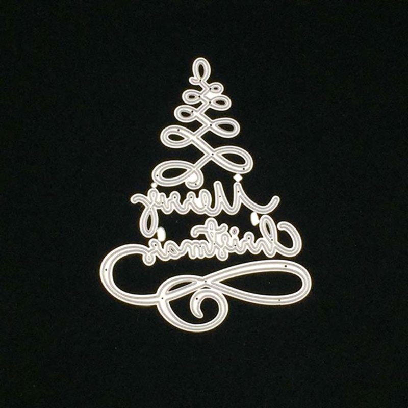 Khuôn Cắt Giấy Kim Loại Hình Halloween Giáng Sinh Thẻ