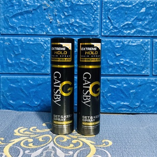 Gôm xịt tóc nam nữ tạo kiểu tóc hair spray Gatsby Set Keep Spray Extreme Hold lọ mini 66ml
