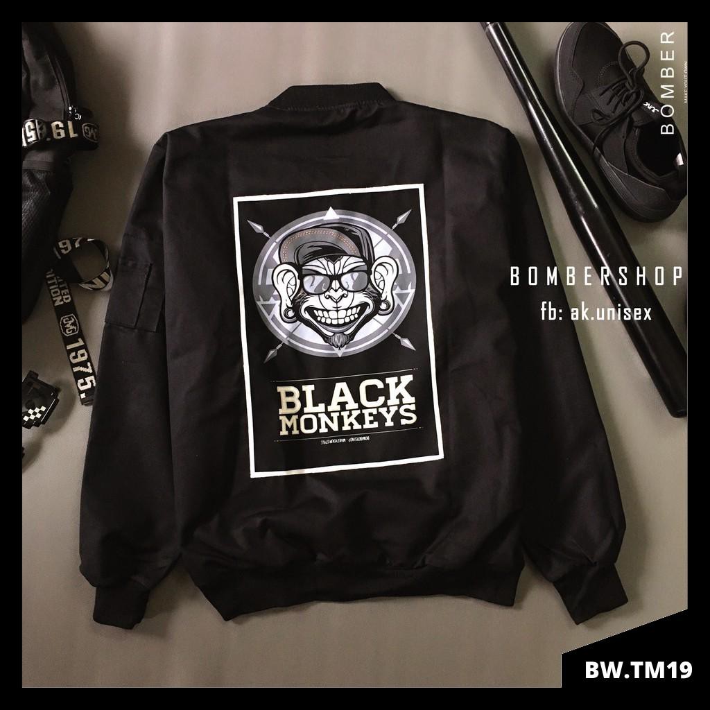 [Ảnh + video thật 100%] Áo khoác Bomber BADASS.MONKEY (hàng design cao cấp) [MS: BWTM19]
