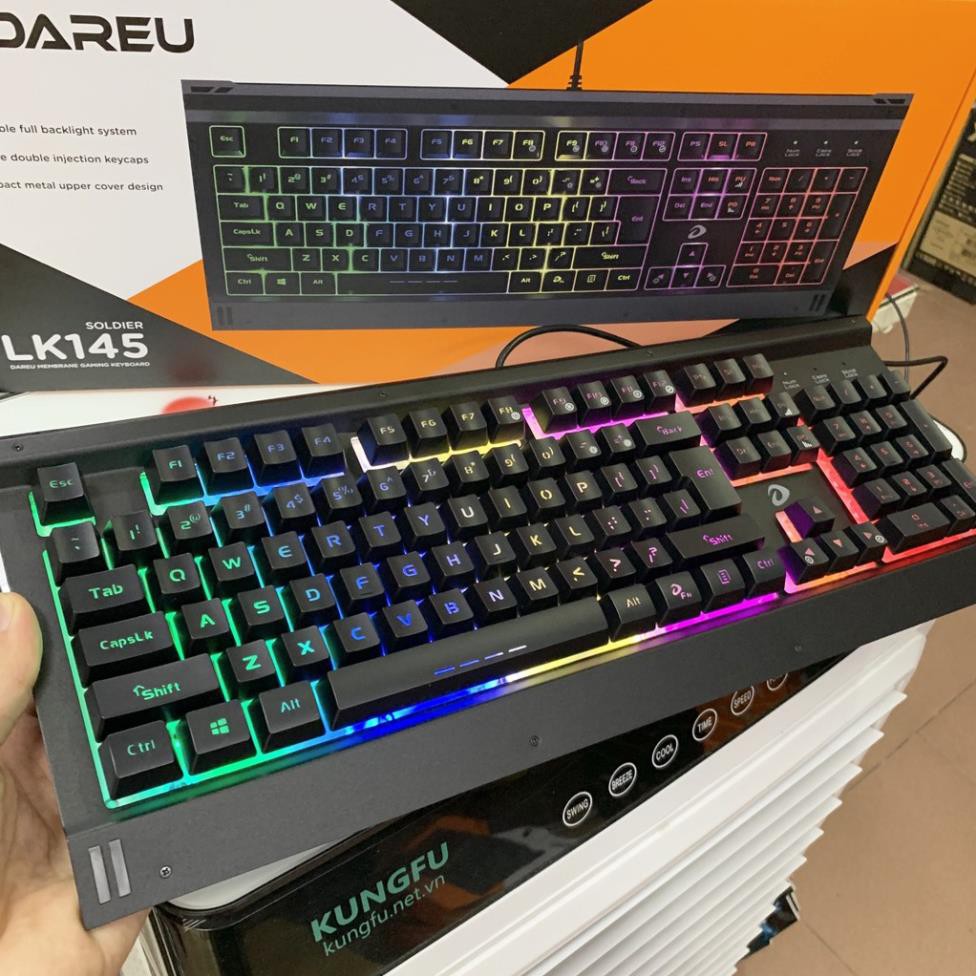 Bàn phím Gaming Dareu LK 145 - Led 7 màu - Chống nước, chống bụi, chống cháy | BigBuy360 - bigbuy360.vn