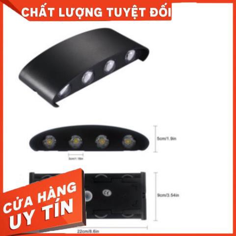 [Giá Rẻ - Uy Tín]  Đèn trang trí hắt tường 2 đầu 6w và 8w chống nước - Decor lighting