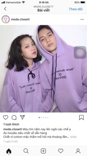 Hoddie Nỉ UCOVER Siêu Chất