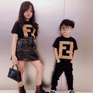 Set áo f.e.n.d.i mẹ con