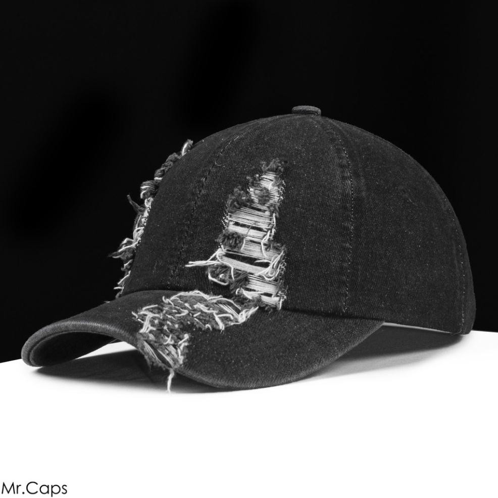 Nón lưỡi trai Jean Rách Trước nam nữ MrCAPs freesize, full hộp, XANH và ĐEN