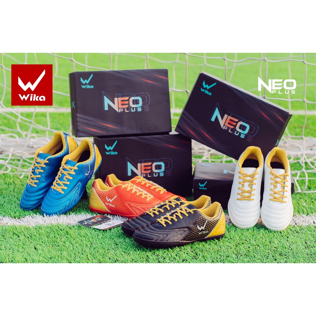 giày đá bóng WIKA neo plus tặng kèm tất băng cao su