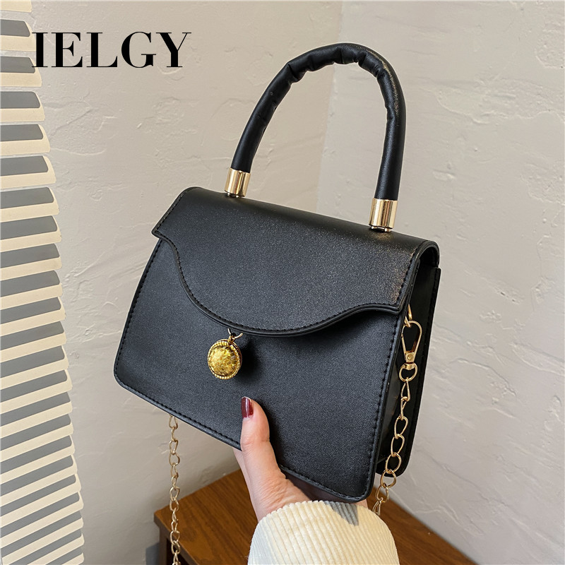Túi đeo chéo IELGY phối dây mắc xích thời trang cho nữ