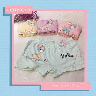 Quần Chip Đùi Cotton Mặc Thoáng Mát Hình Dễ Thương Cho Bé Gái