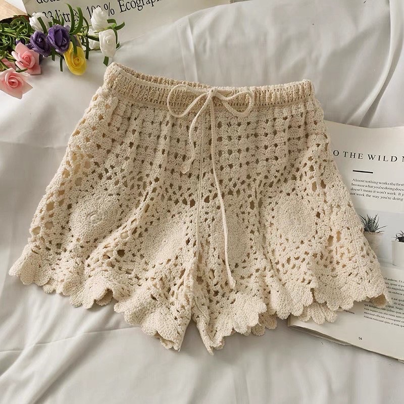 {KÈM ẢNH THẬT} Set bikini len đồng xu cực xinh!