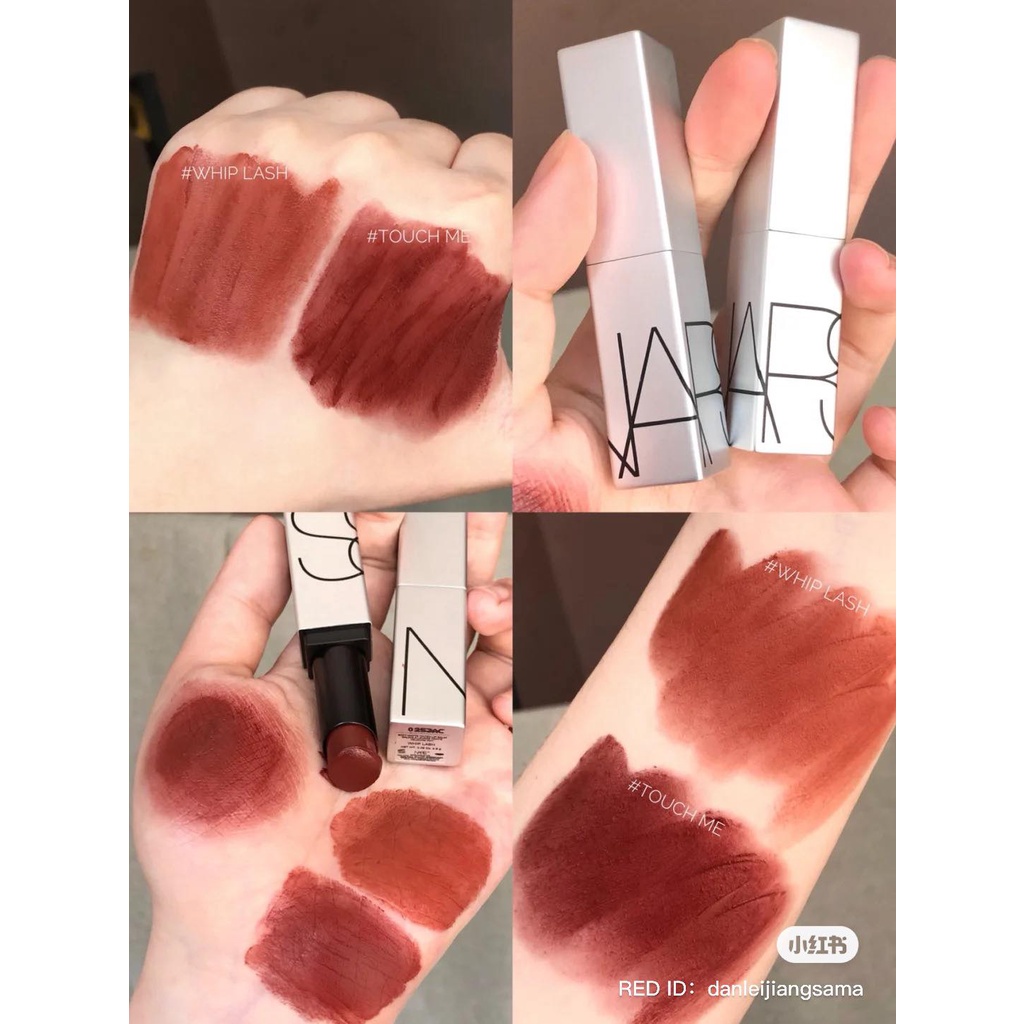 Son Nars Soft Matte Tinted Lip Balm màu Touch Me, Whip Lash 5.0