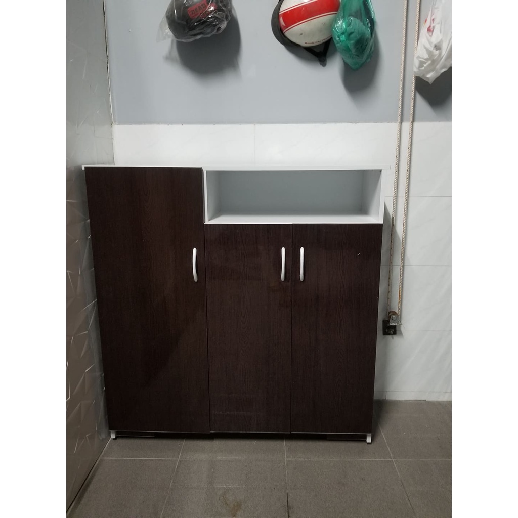XƯỞNG BÁN TRỰC TIẾP-TỦ ĐỰNG GIÀY DÉP NHỰA ĐÀI LOAN 3 cánh 1 ngăn kéo trống - KO SỢ NƯỚC - KO CONG VÊNH