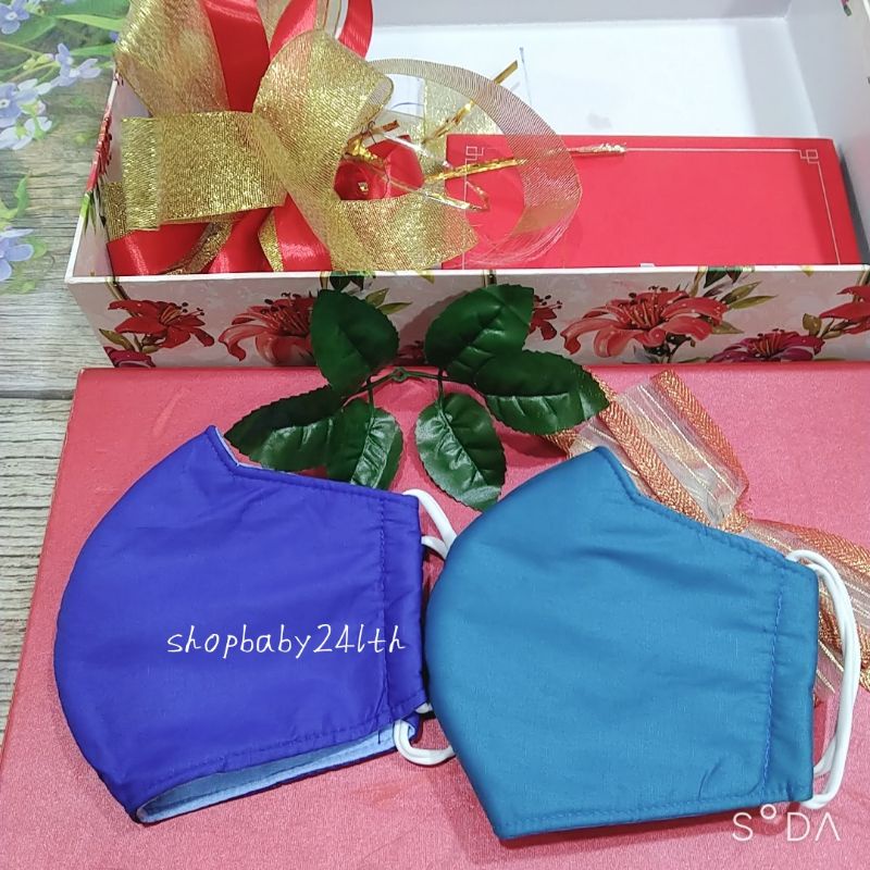 Khẩu trang 3 lớp màu trơn vải cotton cao cấp dành cho nam nữ chống nắng tốt. Cam kết hàng đẹp!!