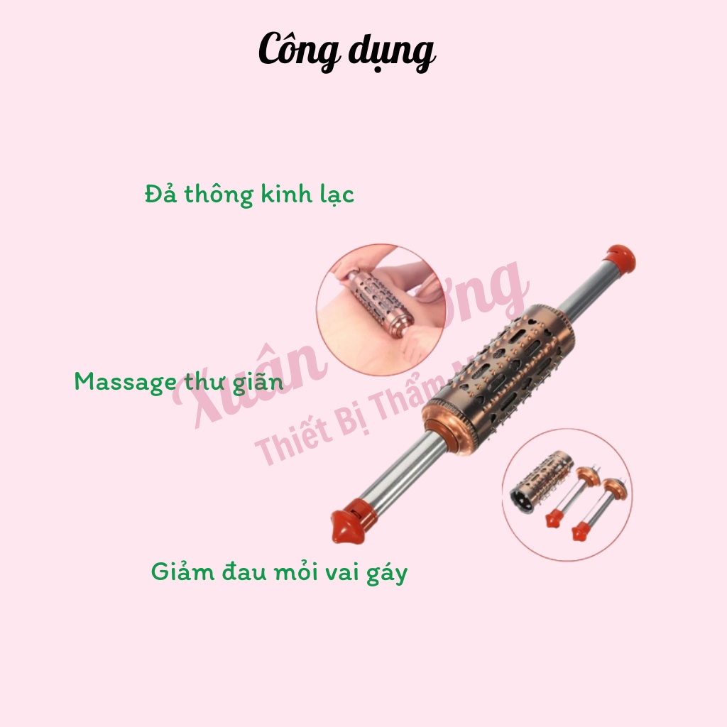 Thanh lăn ngải đồng chữa vai gáy, đả thông kinh lạc và hộp ngải thảo dược