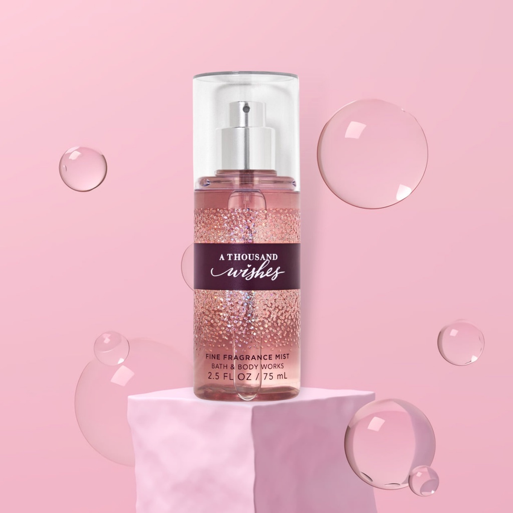 MINI TRAVEL SIZE 75ML - XỊT THƠM BODY MIST TOÀN THÂN BATH & BODY WORKS  SIZE DU LỊCH CHÍNH HÃNG