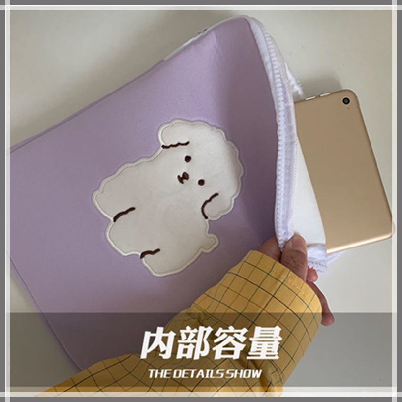 ⭐️ READY STOCK⭐️Cartoon sheep ins Bag iPad Bag Laptop Sleeve 13 15inch Laptop Case11 12 inches Cute Trendy Korea | BigBuy360 - bigbuy360.vn