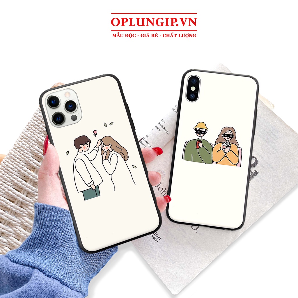 Ốp điện thoại đôi trai gái cho iphone 13 12 pro max mini 11 pro max X s max 6 s plus 7 8 plus Xr X s max se2020