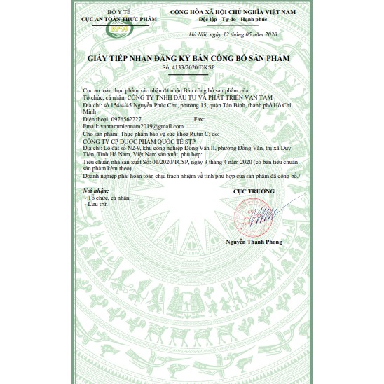 Vitamin C RUTIN C 100mg dạng siro