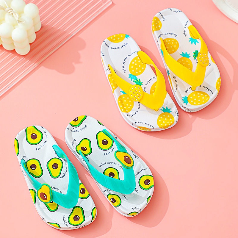 Dép Xỏ Ngón Đi Biển Phong Cách Hoạt Hình Dễ Thương Thời Trang Mới 2022 Dành Cho Bé Gái