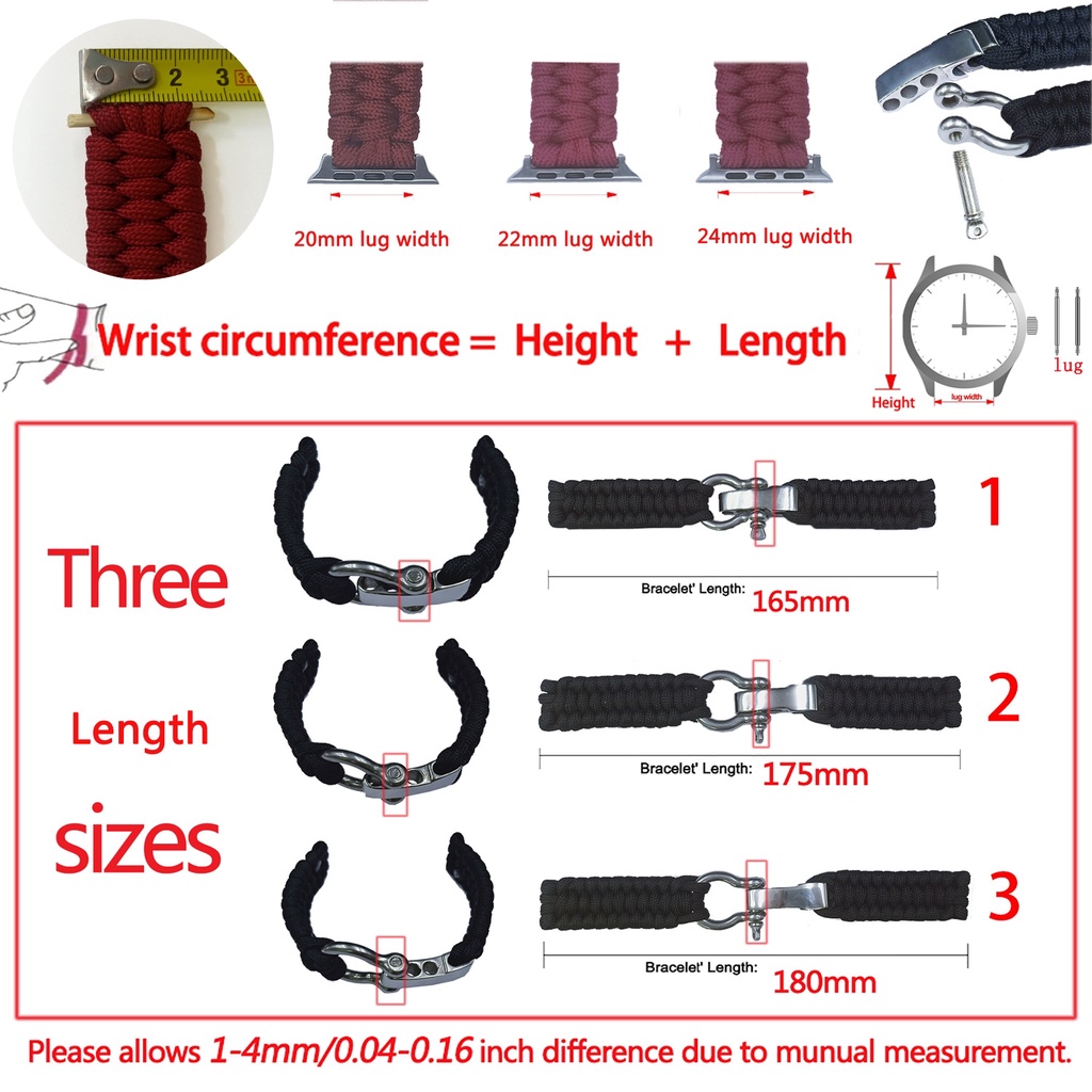 Dây đeo đồng hồ thể thao ngoài trời bằng nylon có khóa điều chỉnh cho Samsung Galaxy Watch 3 41mm 45mm 42mm 46mm
